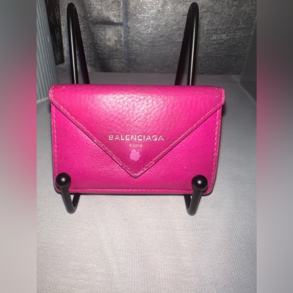 Balenciaga Handbags - BALENCIAGA small compact tri-fold wallet